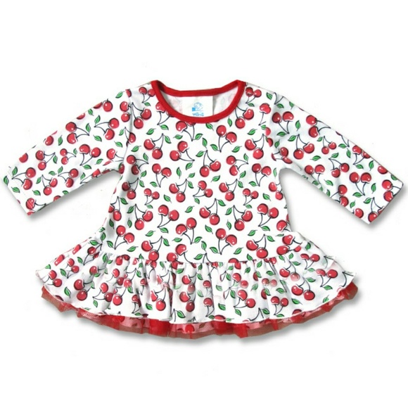 Other - Layered Cherries Dress With Tulle